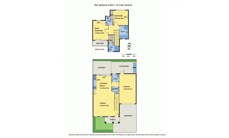 Floorplan of Homely townhouse listing, 48A Marion Street, Altona North VIC 3025