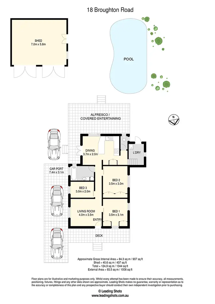 Floorplan of Homely house listing, 18 Broughton Road, Kedron QLD 4031