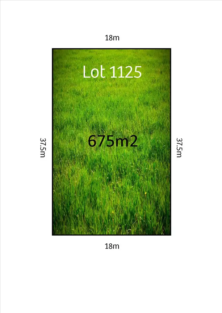 Floorplan of Homely land listing, 4 (Lot 1125) Cannon Court, Sunbury VIC 3429