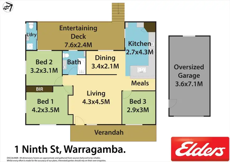 Floorplan of Homely house listing, 1 Ninth Street, Warragamba NSW 2752