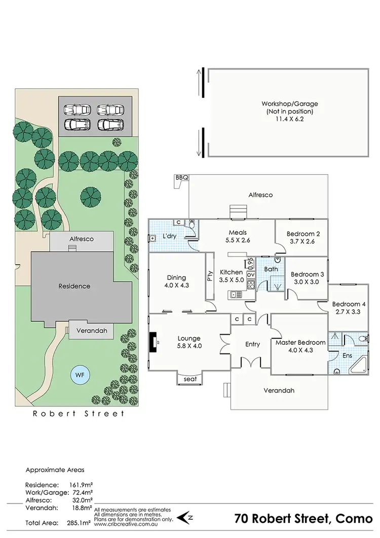 Floorplan of Homely house listing, 70 Robert Street, Como WA 6152