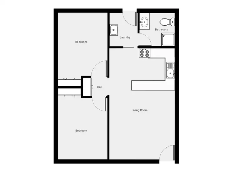 Floorplan of Homely house listing, Unit 16 - 471 San Mateo Avenue, Mildura VIC 3500