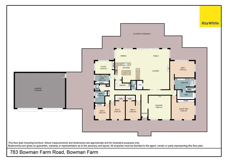 Floorplan of Homely rural property listing, 783 Bowman Farm Road, Gloucester NSW 2422