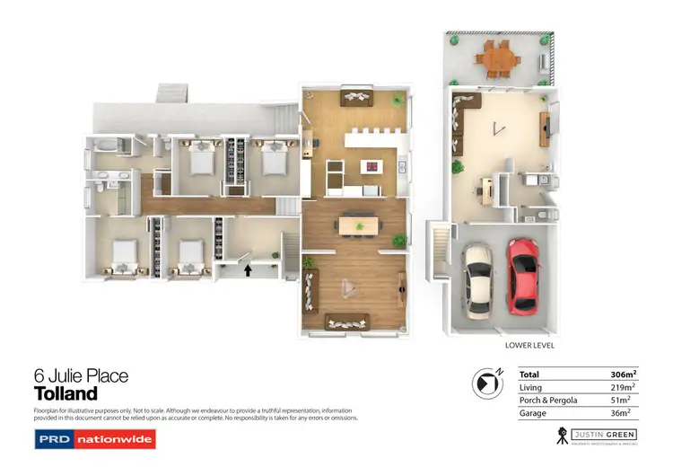 Floorplan of Homely house listing, 6 Julie Place, Tolland NSW 2650