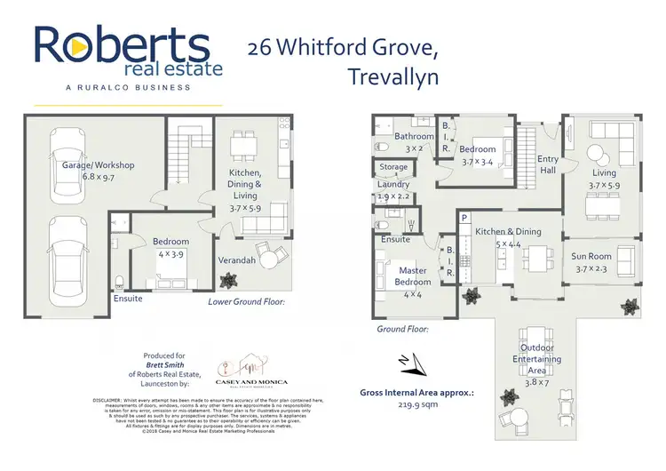 Floorplan of Homely house listing, 26 Whitford Grove, Trevallyn TAS 7250