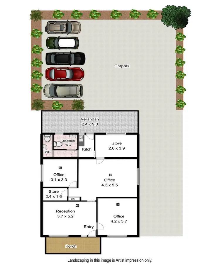 Floorplan of Homely house listing, 531 Port Road, West Croydon SA 5008