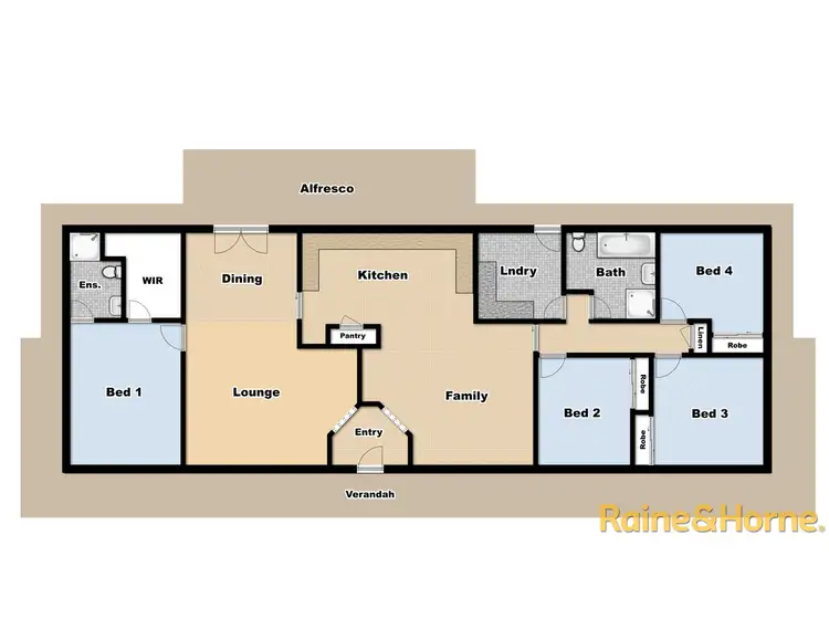 Floorplan of Homely house listing, 109R Torryburn Way, Dubbo NSW 2830