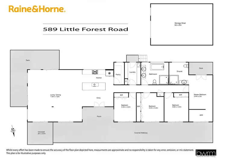 Floorplan of Homely rural property listing, 589 Little Forest Road, Milton NSW 2538
