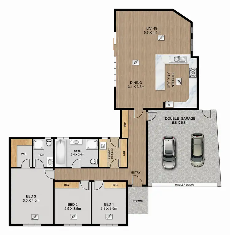 Floorplan of Homely house listing, 5 Sheppard Street, Hectorville SA 5073