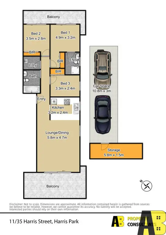 Floorplan of Homely unit listing, 48/254 Beames Avenue, Mount Druitt NSW 2770
