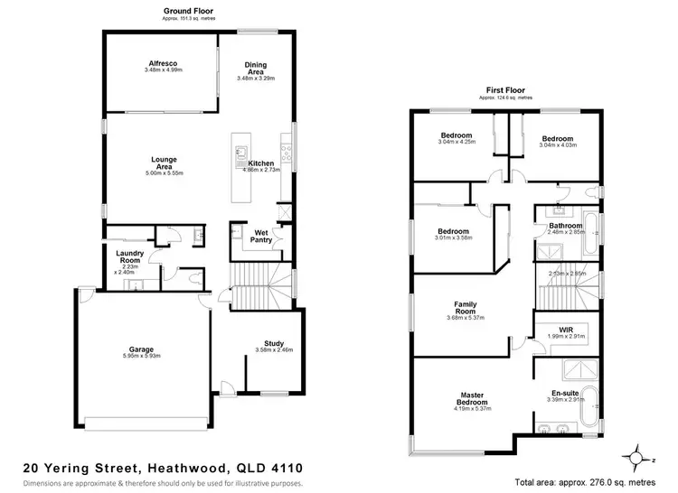Floorplan of Homely house listing, 20 Yering Street, Heathwood QLD 4110