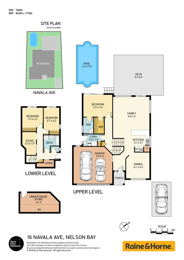 Floorplan of Homely house listing, 16 Navala Avenue, Nelson Bay NSW 2315