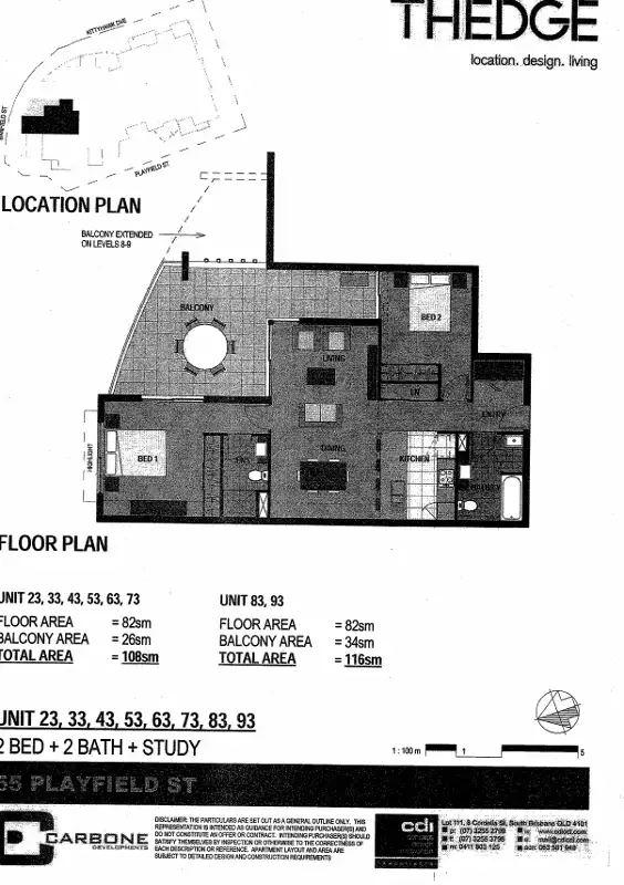Floorplan of Homely apartment listing, 883/51 Playfield Street, Chermside QLD 4032