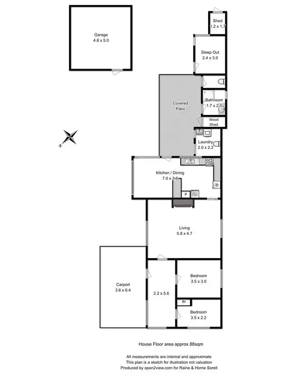 Floorplan of Homely house listing, 5 Gore Street, Orford TAS 7190