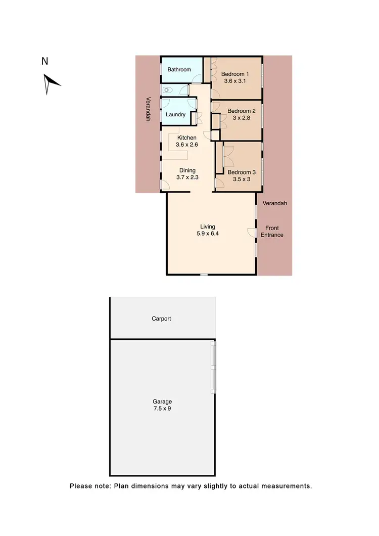 Floorplan of Homely house listing, 51 Walkers Lane, Mount Egerton VIC 3352