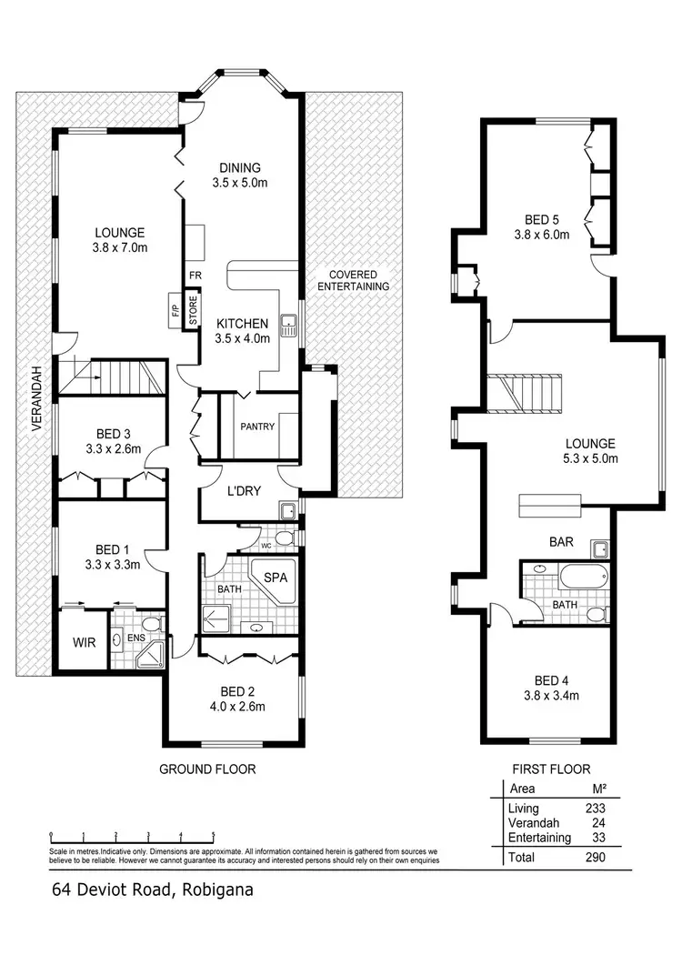 Floorplan of Homely house listing, 64 Deviot Road, Robigana TAS 7275