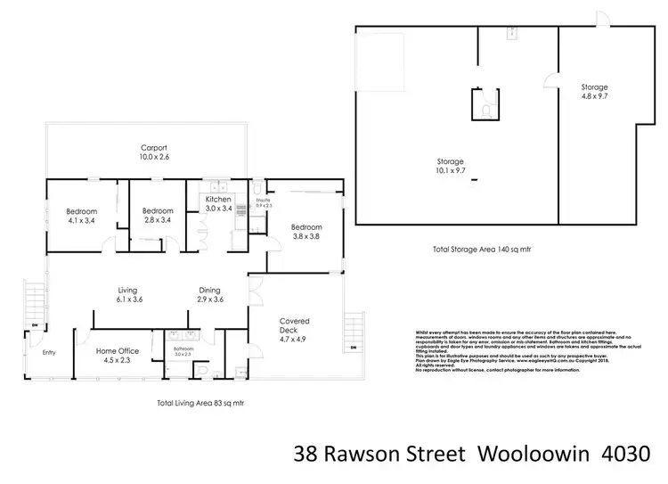 Floorplan of Homely house listing, 38 Rawson Street, Wooloowin QLD 4030