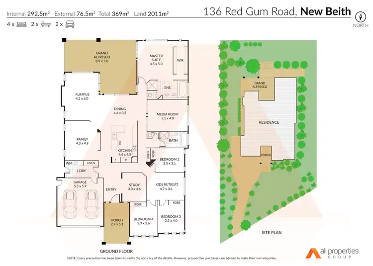 Floorplan of Homely house listing, 136-138 Red Gum Road, New Beith QLD 4124