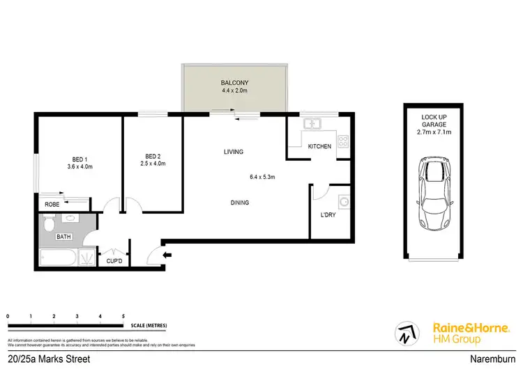 Floorplan of Homely unit listing, 20/25A Marks Street, Naremburn NSW 2065