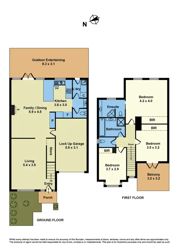 Floorplan of Homely house listing, 4/52 Thompson Street, Williamstown VIC 3016