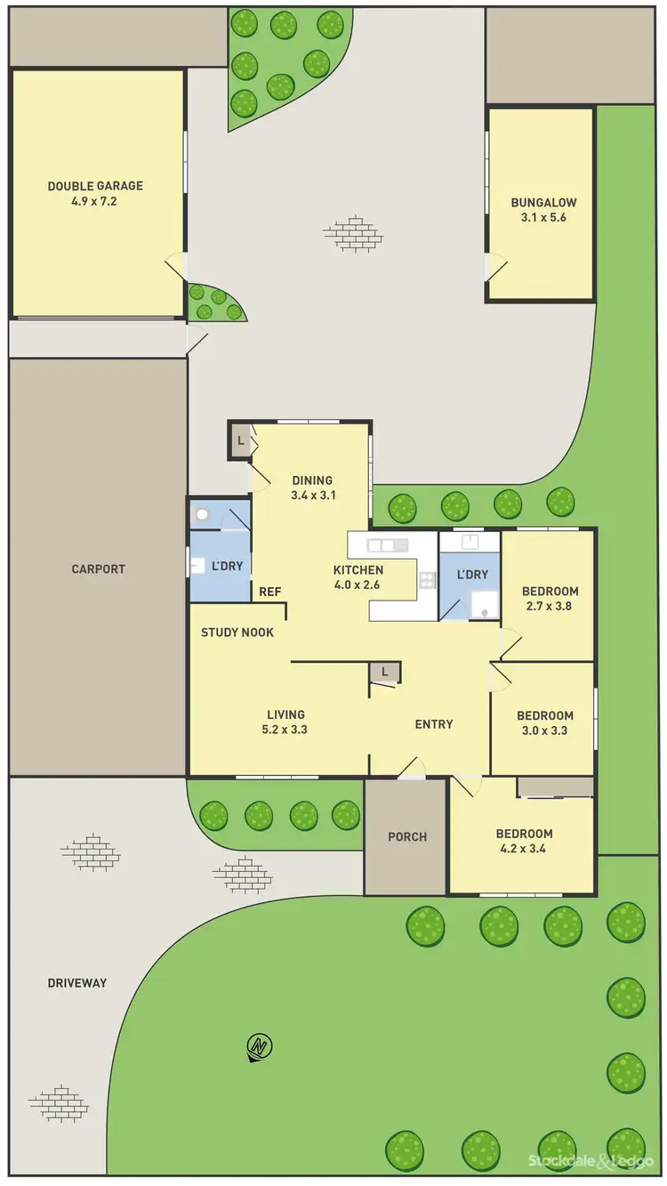 Floorplan of Homely house listing, 18 Turner Street, Westmeadows VIC 3049