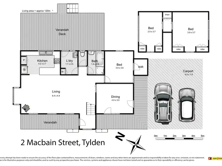 Floorplan of Homely house listing, 2 MacBain Street, Tylden VIC 3444