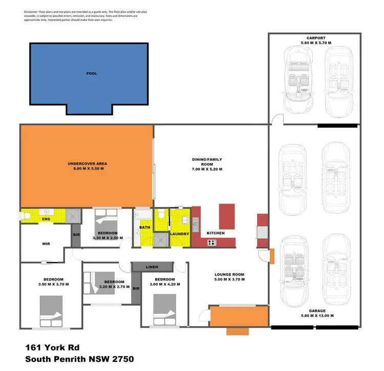 Floorplan of Homely house listing, 161 York Road, South Penrith NSW 2750