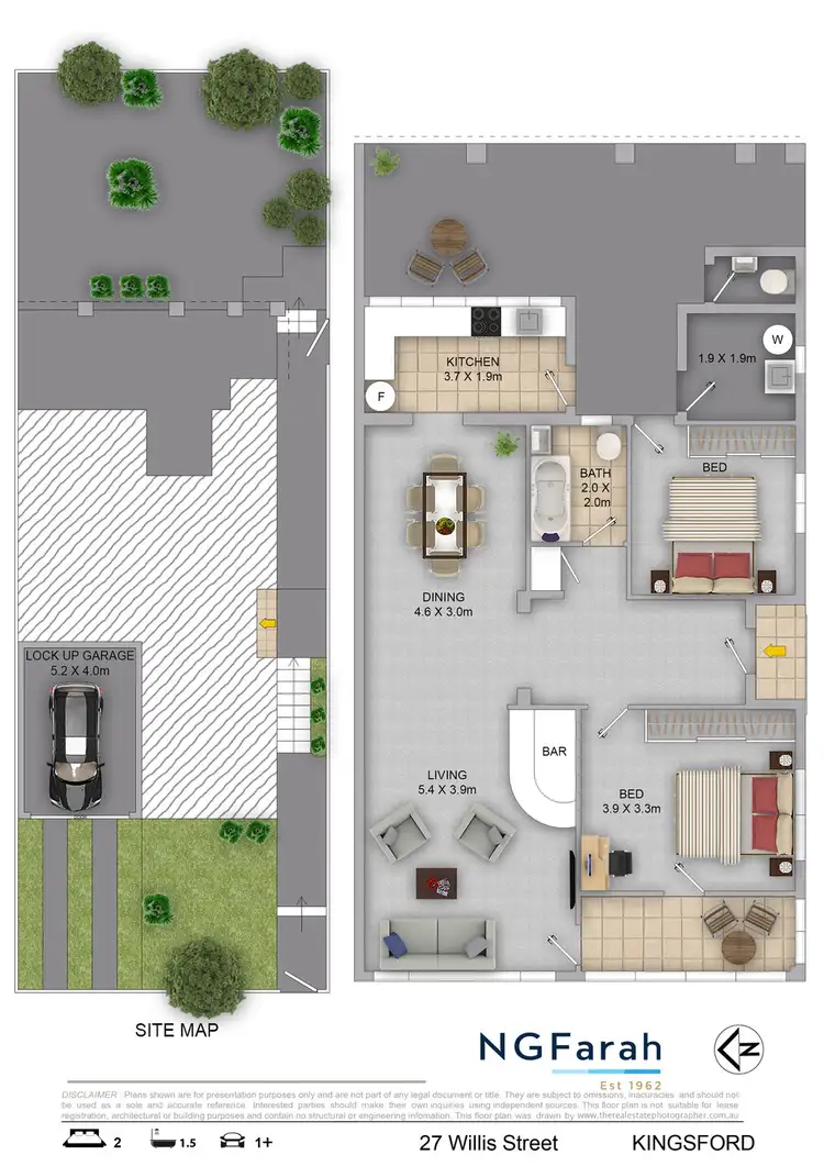 Floorplan of Homely house listing, 27 Willis Street, Kingsford NSW 2032