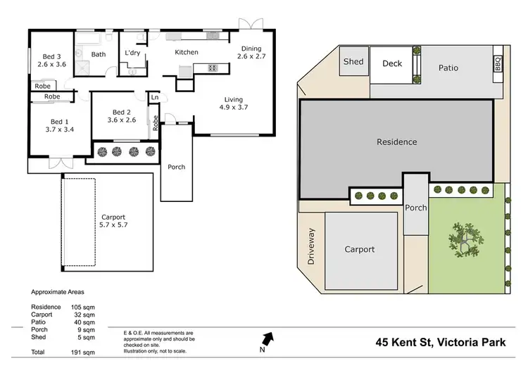 Floorplan of Homely house listing, 45 Kent Street, Victoria Park WA 6100