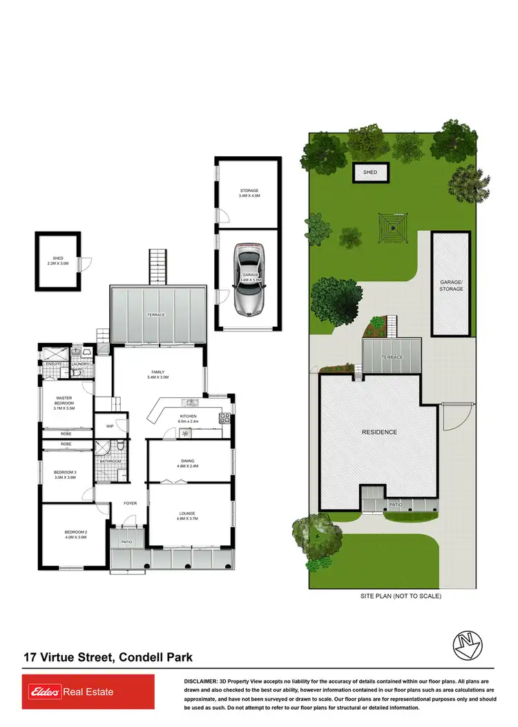 Floorplan of Homely house listing, 17 Virtue Street, Condell Park NSW 2200