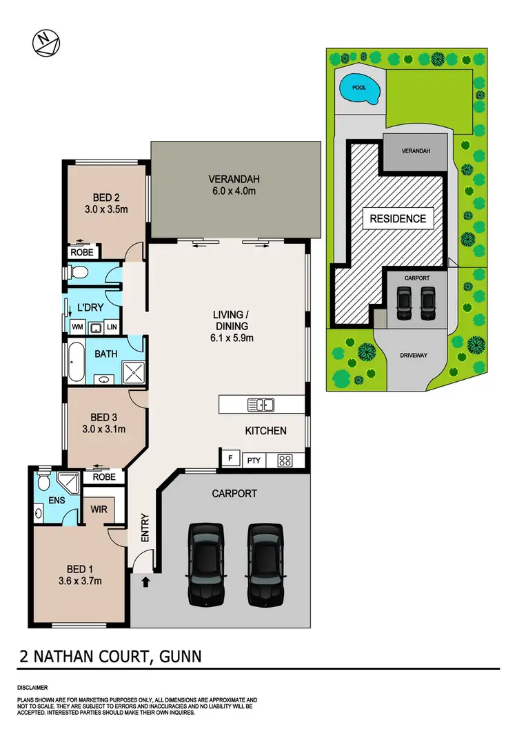 Floorplan of Homely house listing, 2 Nathan Court, Gunn NT 832