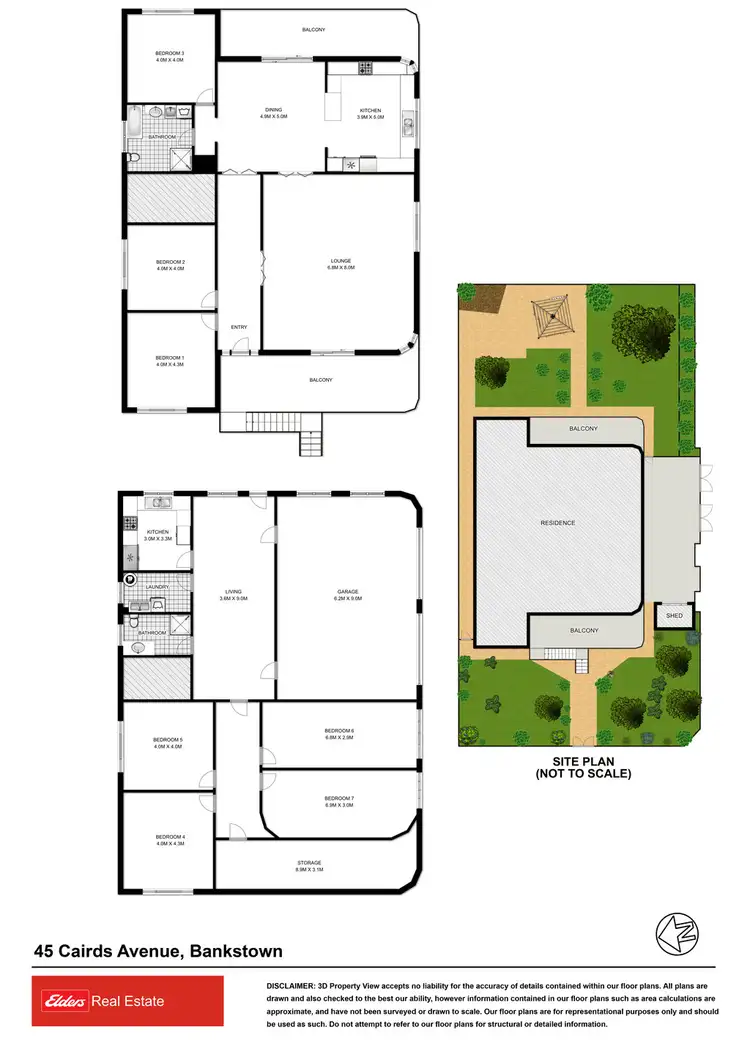 Floorplan of Homely house listing, 45 Cairds Avenue, Bankstown NSW 2200
