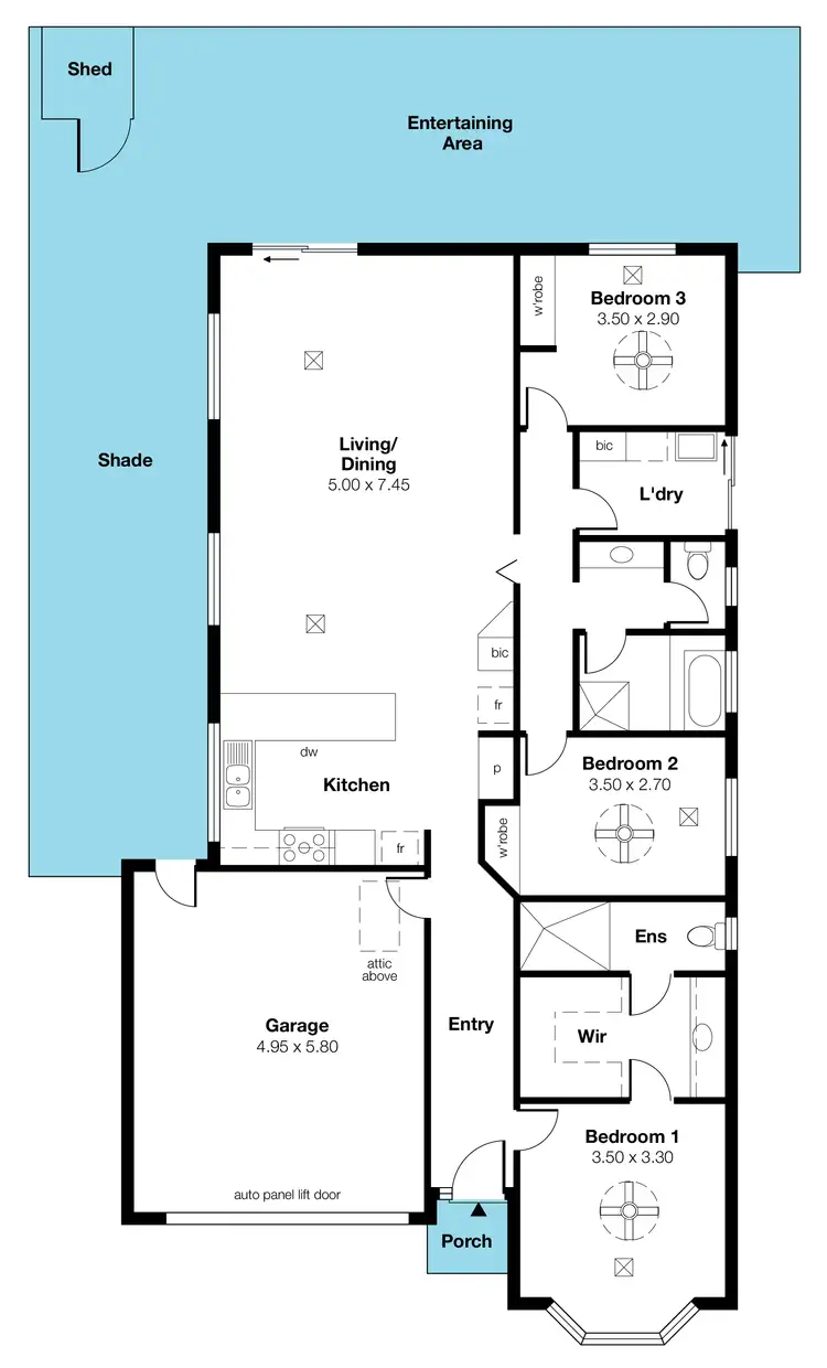 Floorplan of Homely house listing, 14 White Crescent, Seacombe Gardens SA 5047