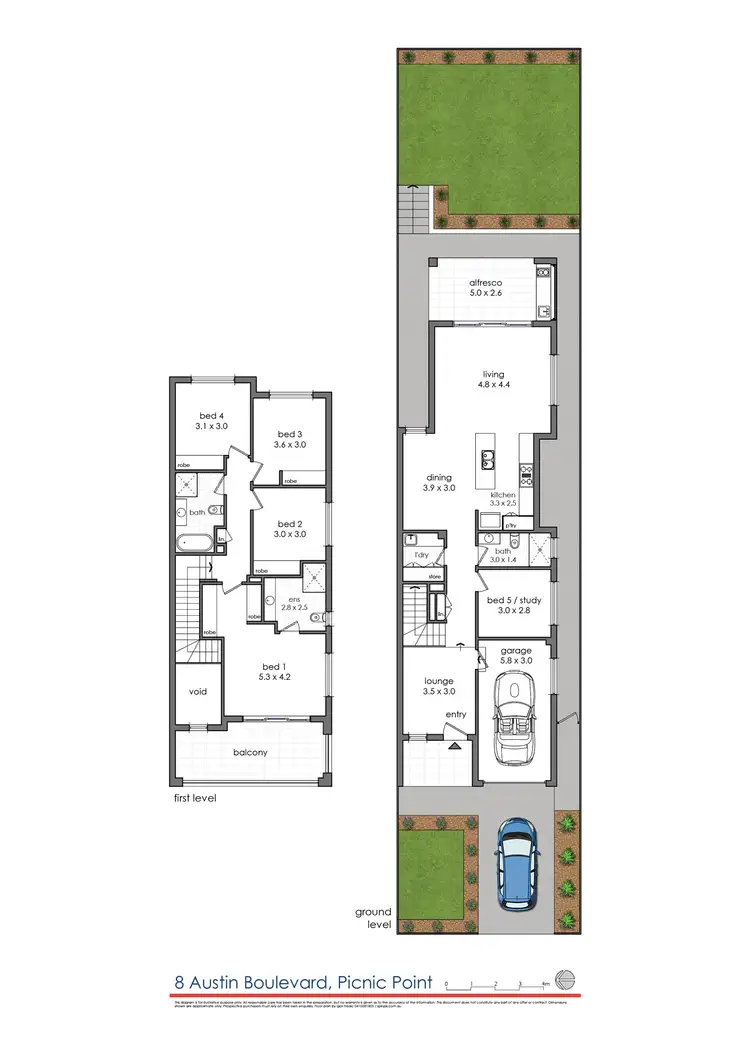 Floorplan of Homely house listing, 8 Austin Boulevard, Picnic Point NSW 2213