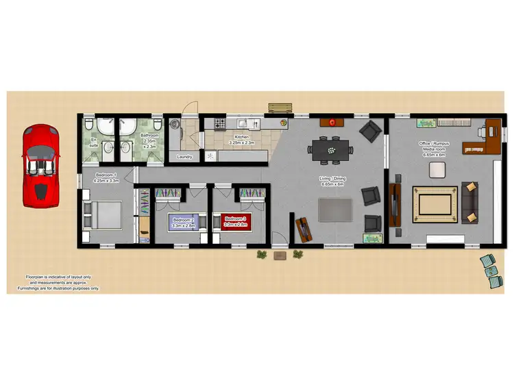 Floorplan of Homely house listing, 3 Malwood Place, Forcett TAS 7173