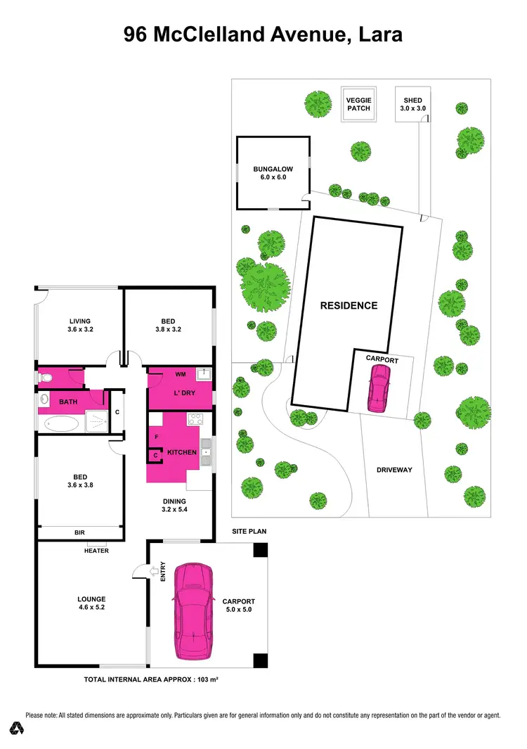 Floorplan of Homely house listing, 96 McClelland Ave, Lara VIC 3212