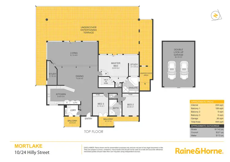 Floorplan of Homely apartment listing, 10/24 Hilly Street, Mortlake NSW 2137