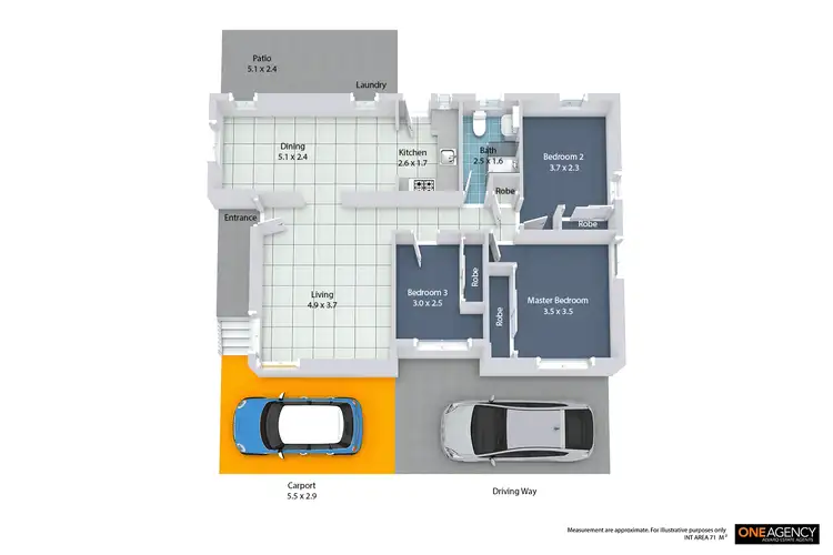 Floorplan of Homely house listing, 8 Oldfield Place, Menai NSW 2234