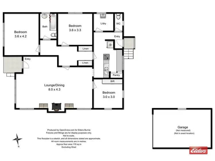 Floorplan of Homely house listing, 4 Belton Street, Hillcrest TAS 7320