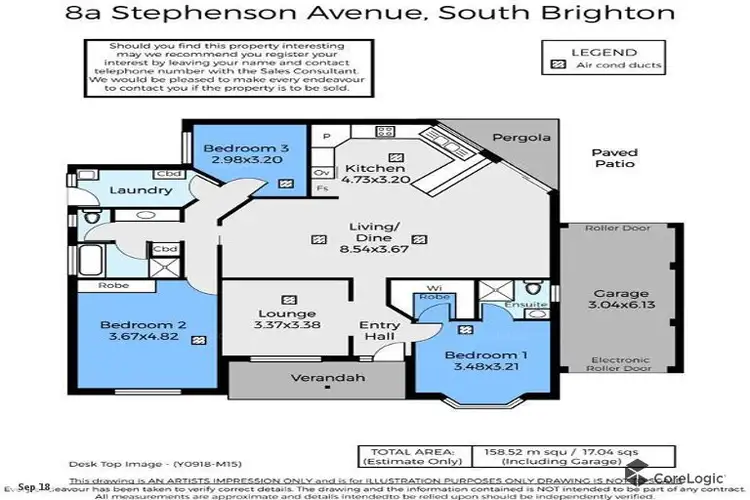 Floorplan of Homely house listing, 8A STEPHENSON AVENUE, South Brighton SA 5048
