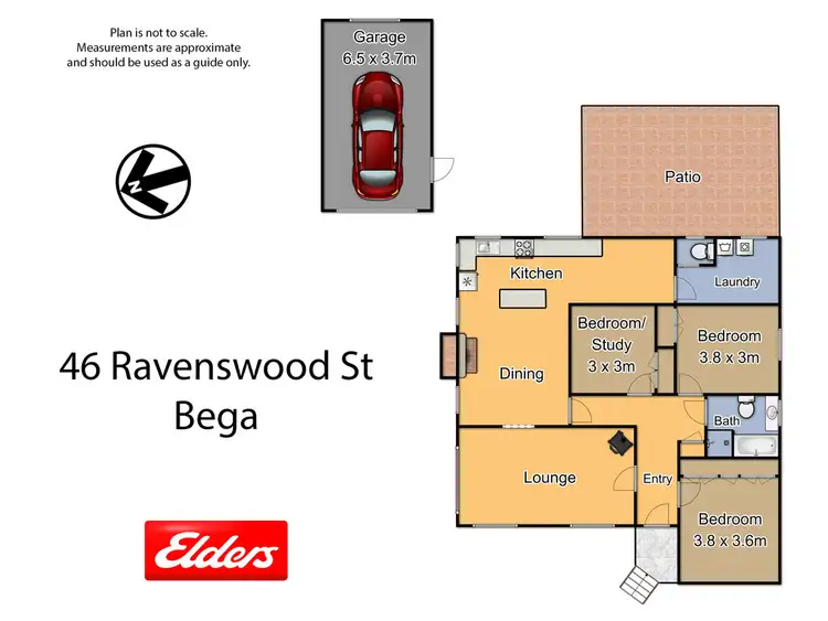 Floorplan of Homely house listing, 46 Ravenswood St, Bega NSW 2550