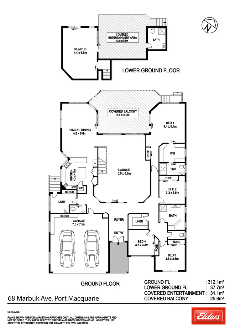 Floorplan of Homely house listing, 68 Marbuk Avenue, Port Macquarie NSW 2444