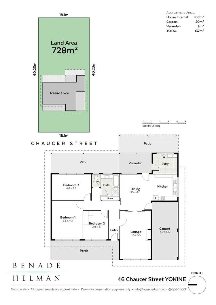 Floorplan of Homely house listing, 46 Chaucer Street, Yokine WA 6060