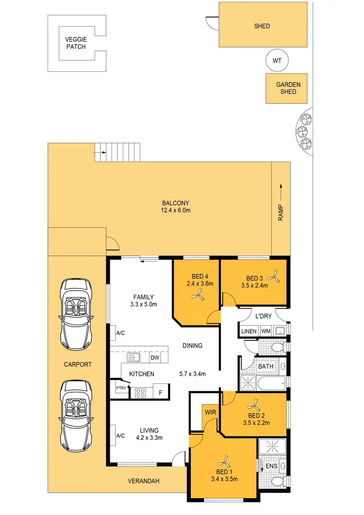 Floorplan of Homely house listing, 15 White Close, Encounter Bay SA 5211