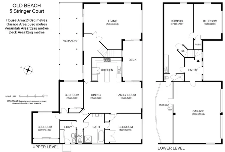 Floorplan of Homely house listing, 5 Stringer Court, Old Beach TAS 7017