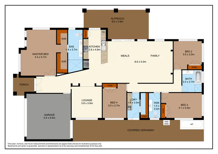 Floorplan of Homely house listing, 14 Hideaway Close, Narangba QLD 4504