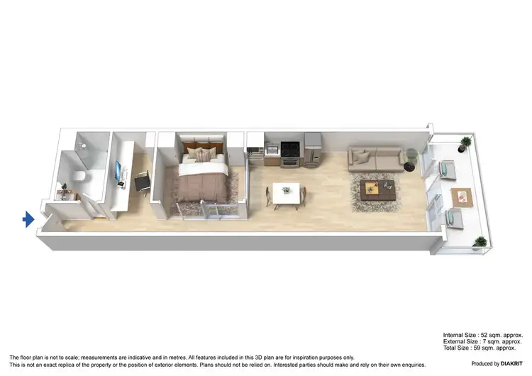 Floorplan of Homely apartment listing, 806/151 City Road, Southbank VIC 3006