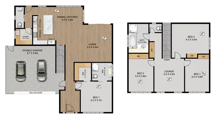 Floorplan of Homely house listing, 1b Bentley Ave, Fulham Gardens SA 5024