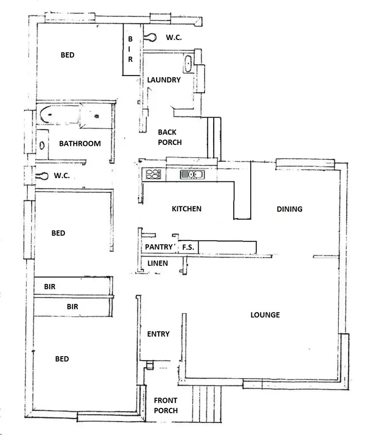 Floorplan of Homely house listing, 18 Laura Place, Karabar NSW 2620