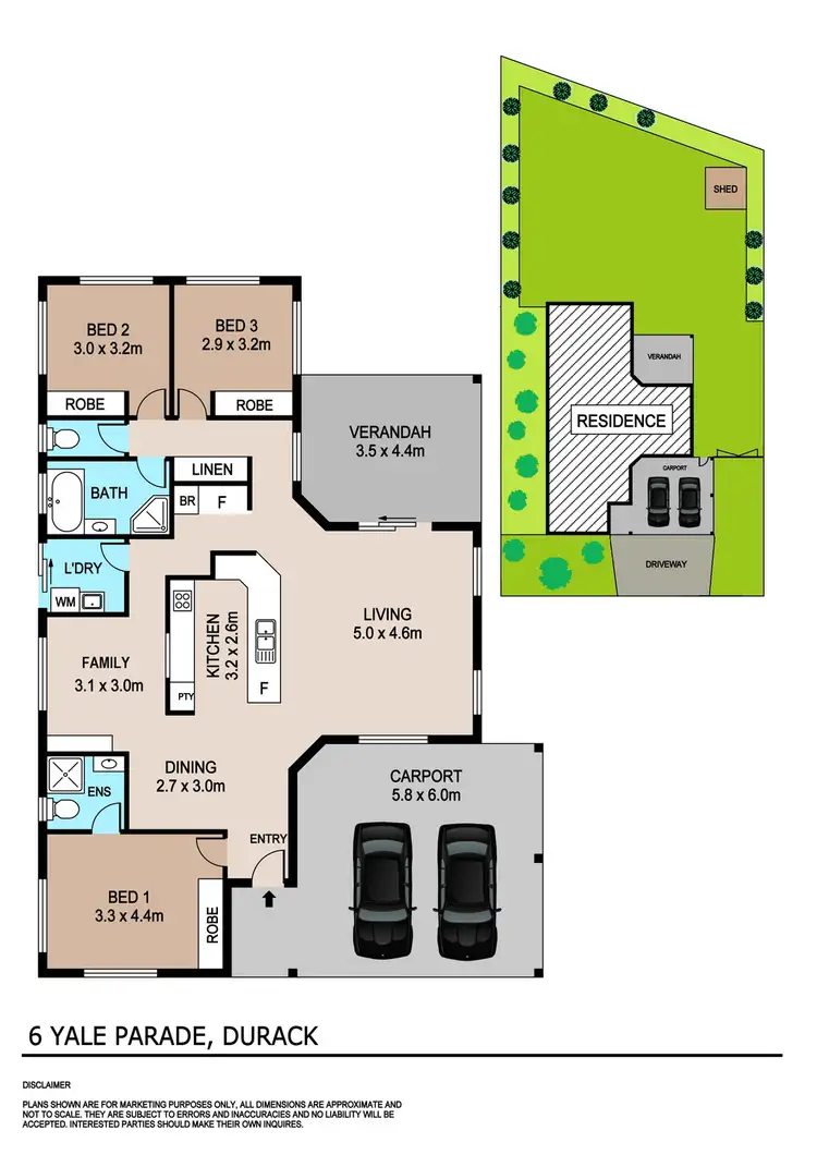 Floorplan of Homely house listing, 6 Yale Parade, Durack NT 830